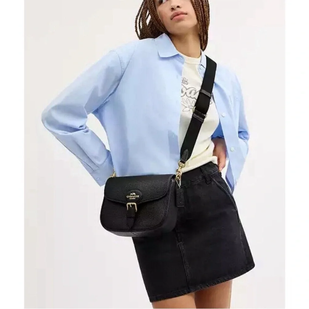 COACH Leather Crossbody Bag - Picture 8 of 9